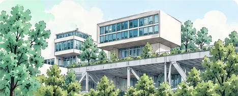 Campusansicht Bergische Universität Wuppertal