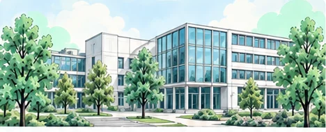 Campusansicht Europa-Universität Flensburg