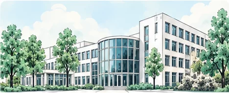 Campusansicht Europäische Fernhochschule Hamburg