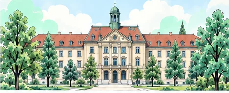 Campusansicht Pädagogische Hochschule Karlsruhe