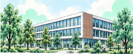 Campusansicht Pädagogische Hochschule Schwäbisch Gmünd