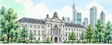 Campusansicht Universität Frankfurt am Main