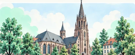 Campusansicht Universität Freiburg im Breisgau
