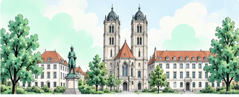 Campusansicht Universität Halle-Wittenberg