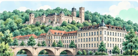 Campusansicht Universität Heidelberg