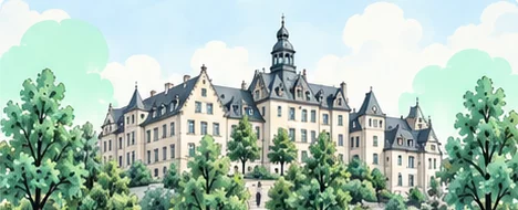 Campusansicht Universität Marburg