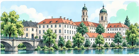 Campusansicht Universität Passau