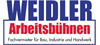 Logo Weidler Arbeitsbühnenvermietung GmbH